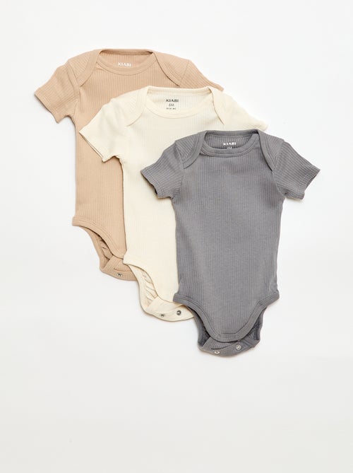 Grow-with-Me Knit Bodysuits - 3-Pack - Kiabi