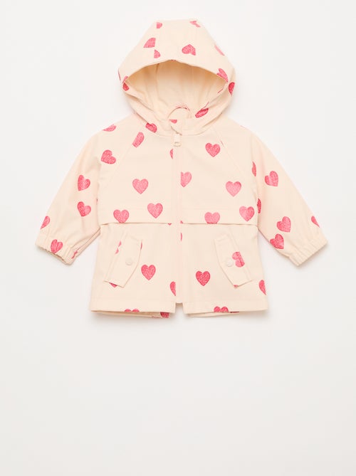 Gummi-Parka mit Kapuze - Kiabi