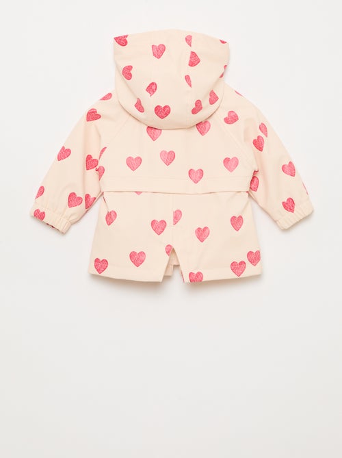 Gummi-Parka mit Kapuze - Kiabi