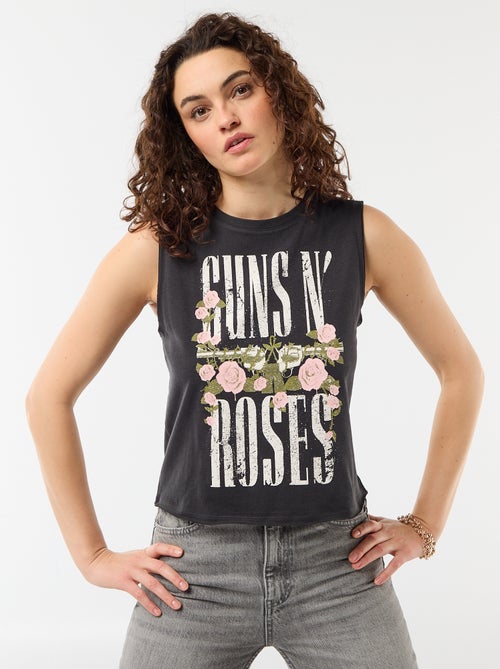 "Guns N'Roses" Sleeveless T-shirt - Kiabi