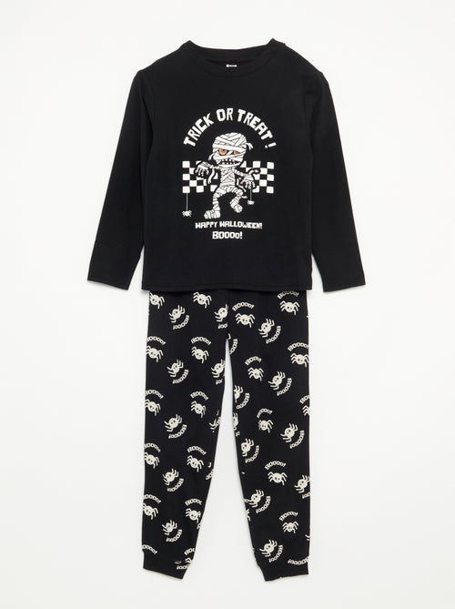 "Halloween" 2-Piece Pajama Set - Long-Sleeved Tee + Trousers - Kiabi