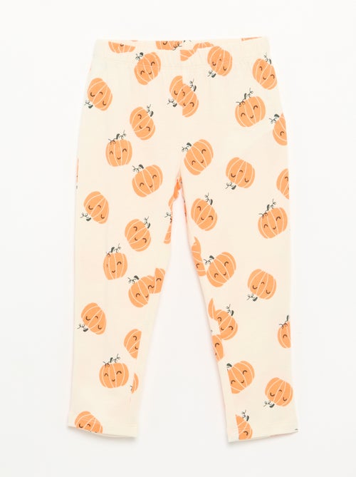 Halloween 2-piece pajamas - Long-sleeved T-shirt + pants - Kiabi