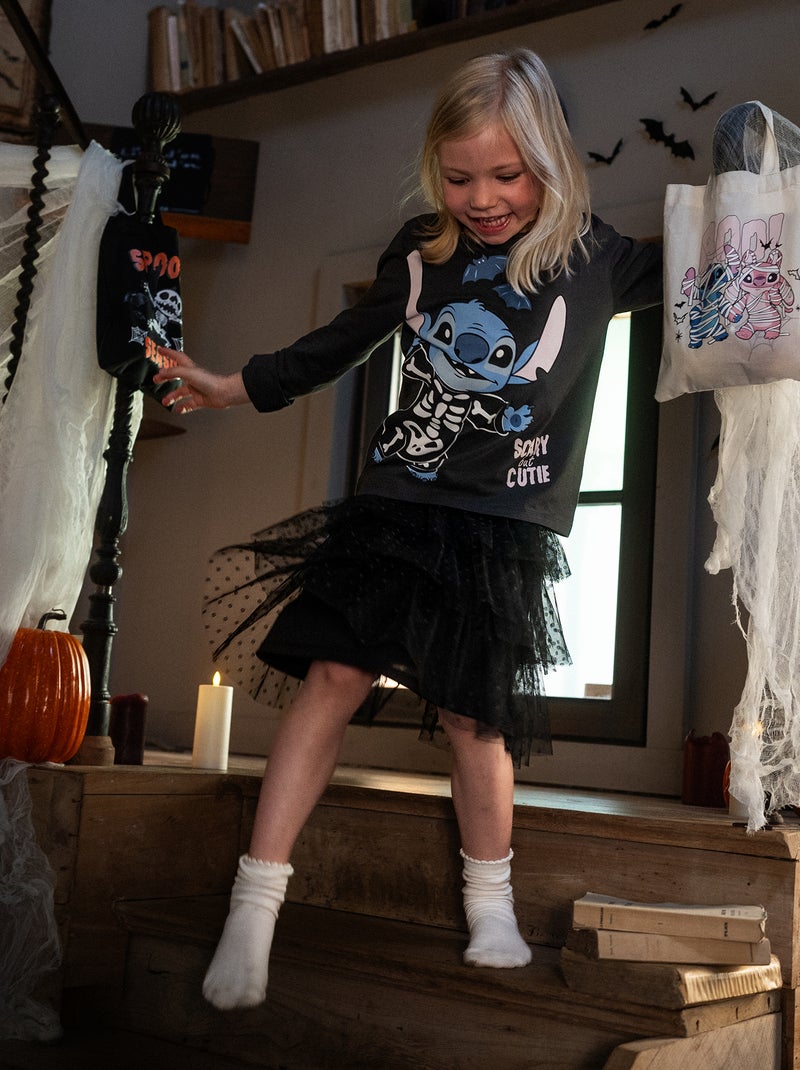 Halloween Ruffled Tulle Skirt Black - Kiabi