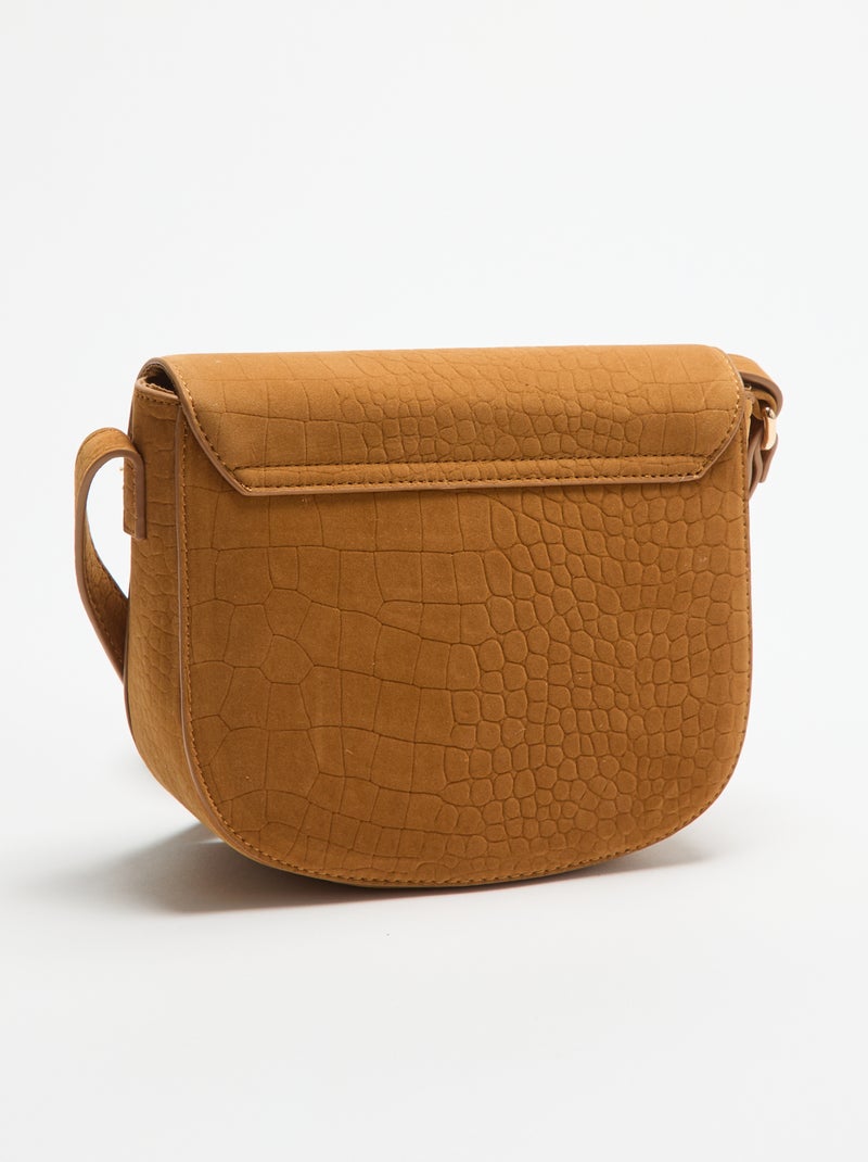 Handtasche aus Wildlederimitat Beige - Kiabi