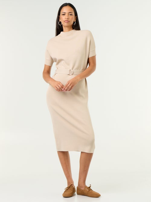 Heavy knit dress - Kiabi Heavy knit dress - Kiabi