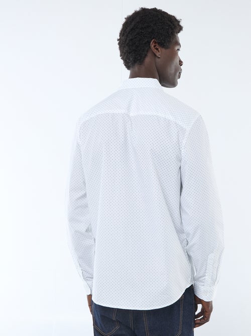 Hemd gerade/regular mit Punkten - Kiabi Hemd gerade/regular mit Punkten - Kiabi