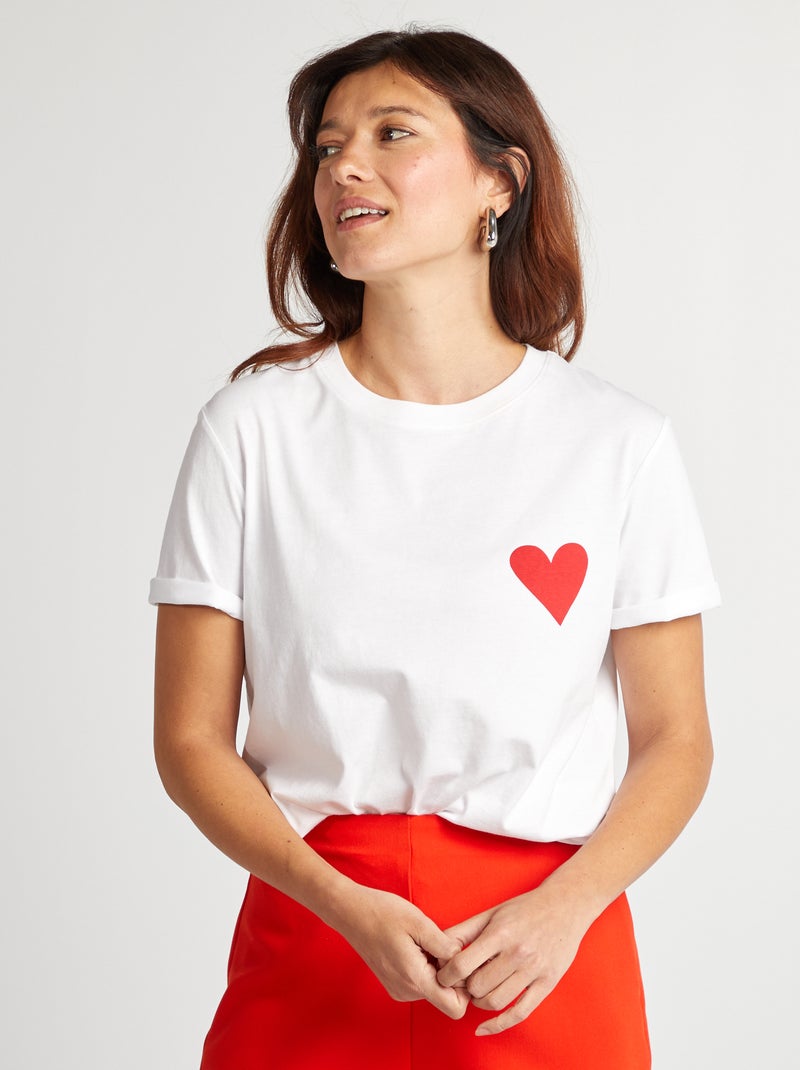 Hen Party Message T-shirt WHITE - Kiabi
