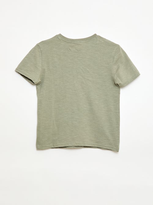 Henley Collar T-shirt - Kiabi
