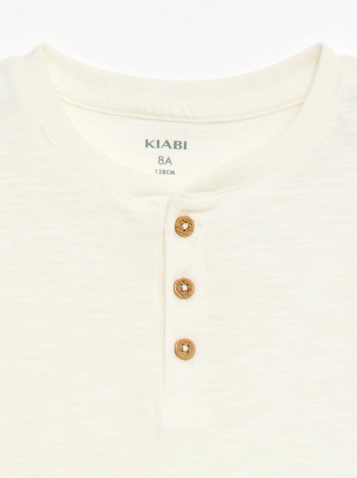 Henley Collar T-shirt - Kiabi