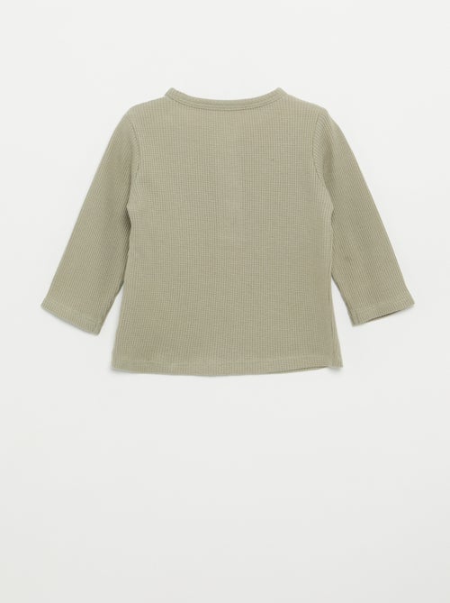 Henley Neck T-shirt - Kiabi