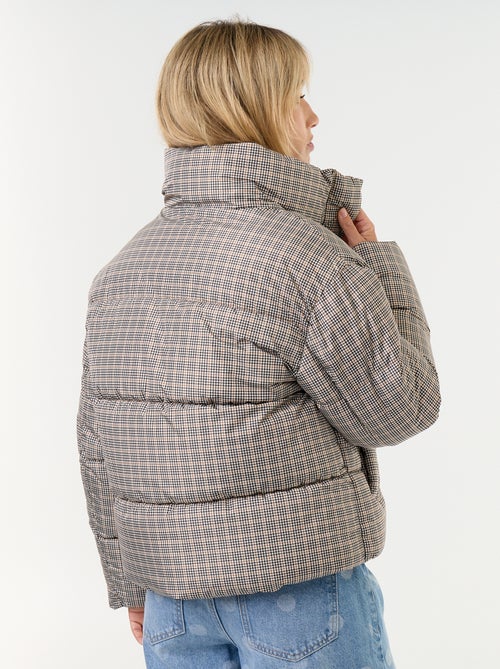 High-neck quilted puffer jacket - Kiabi