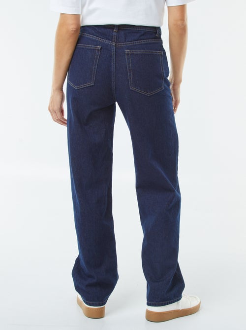 High-rise straight-leg jeans - Kiabi