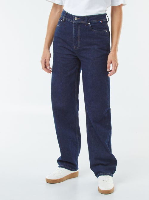 High-rise straight-leg jeans - Kiabi