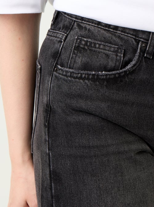 High-Rise Wide-Leg Jeans - Kiabi
