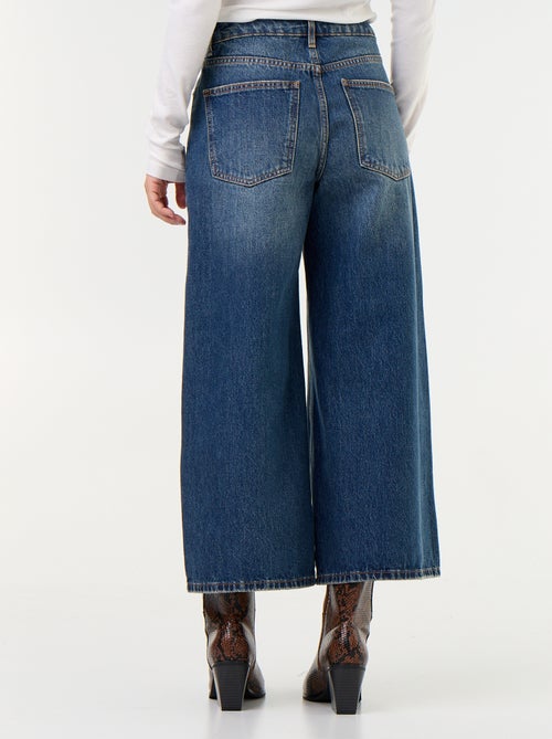 High-Rise Wide-Leg Jeans - Kiabi