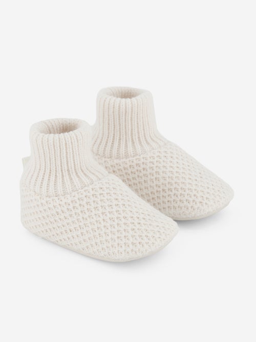 High-top knitted booties - Kiabi