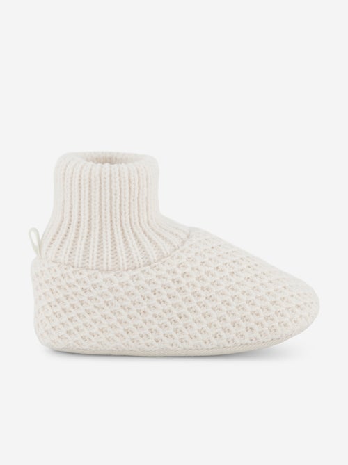 High-top knitted booties - Kiabi
