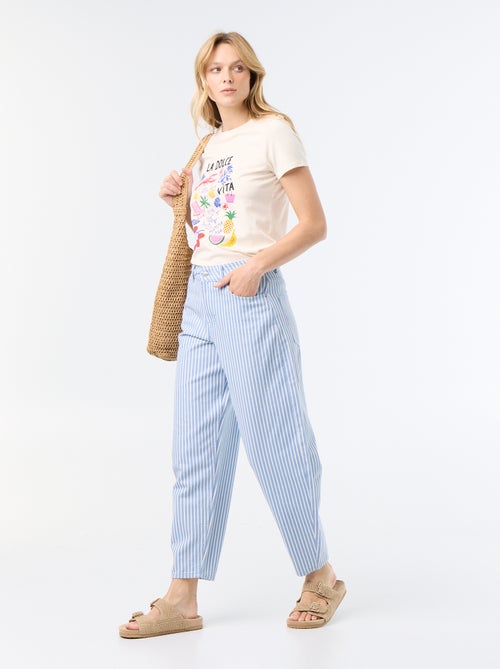 High-Waist Ballonhose - Kiabi High-Waist Ballonhose - Kiabi