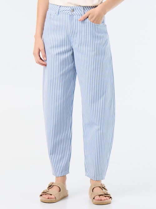 High-Waist Ballonhose - Kiabi High-Waist Ballonhose - Kiabi