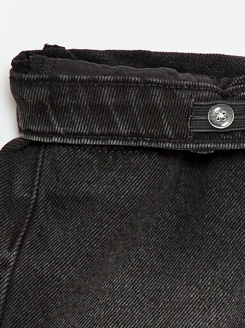 High-Waist-Denim-Shorts - Kiabi