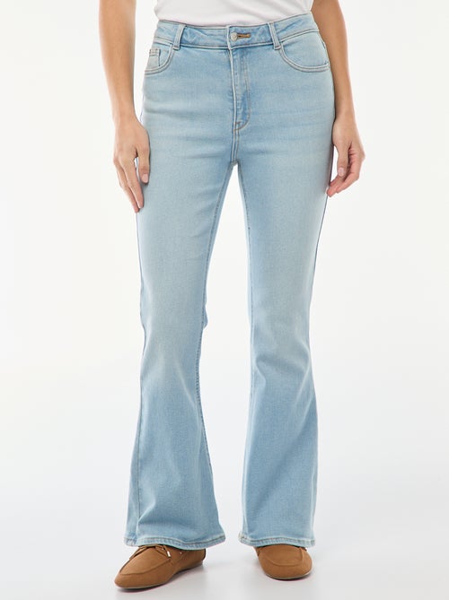 High-Waist Flare/Bootcut Jeans - L32 - Kiabi