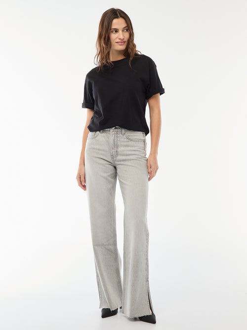 High-Waist Flare/Bootcut Jeans - Kiabi