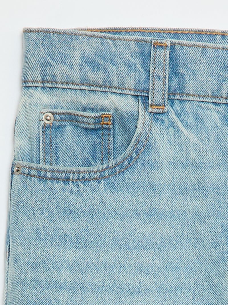 High-Waist Jeans Blau - Kiabi