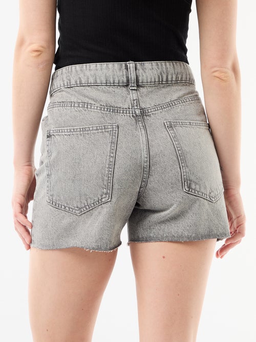 High-Waist Jeans-Shorts - Kiabi