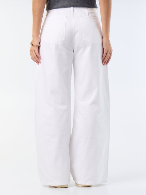 High Waist Palazzo Jeans mit weitem Schnitt - Kiabi