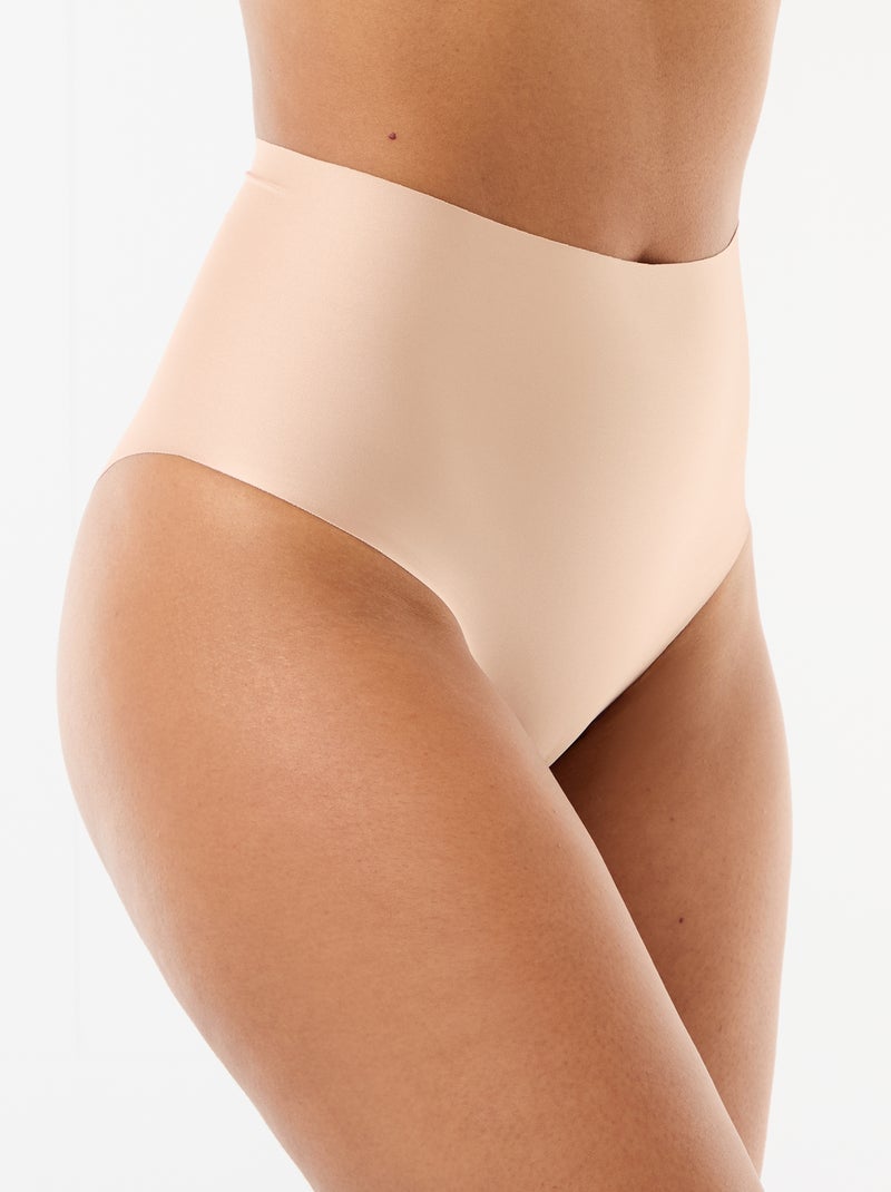High-Waist Shapewear Höschen Ecru - Kiabi
