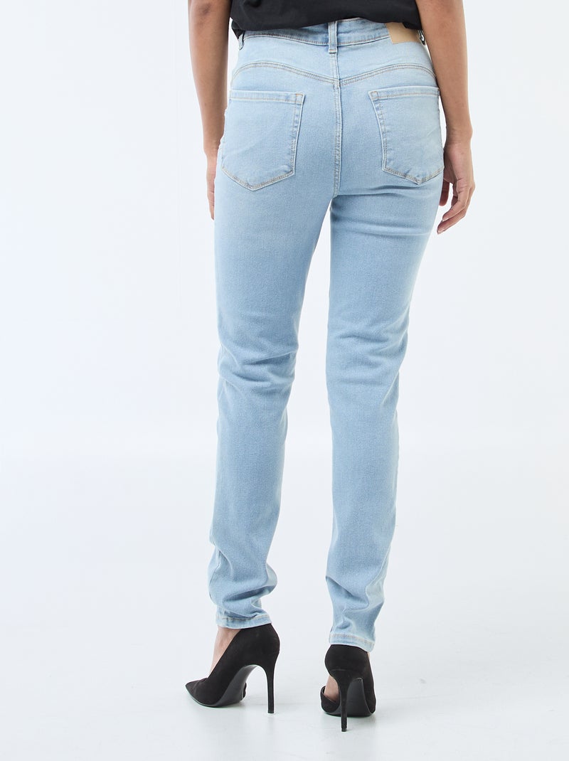 High-Waist Skinny Jeans - L30 Blau - Kiabi