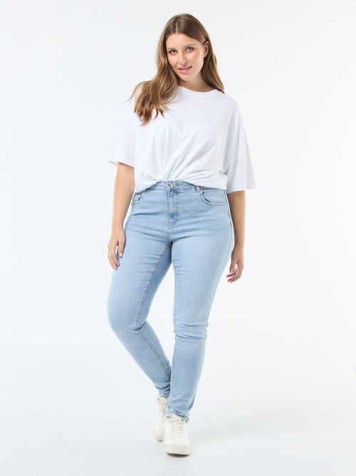 High-Waist Slim-Fit-Jeans - L34 - Kiabi