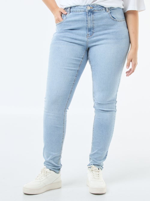 High-Waist Slim-Fit-Jeans - L34 - Kiabi