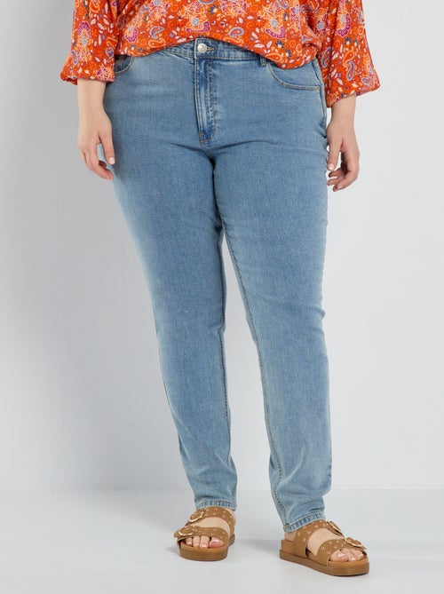 High-Waist Slim-Jeans - L28 - Kiabi High-Waist Slim-Jeans - L28 - Kiabi