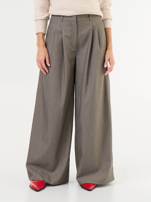 High-Waist Weite Hose - Kiabi High-Waist Weite Hose - Kiabi