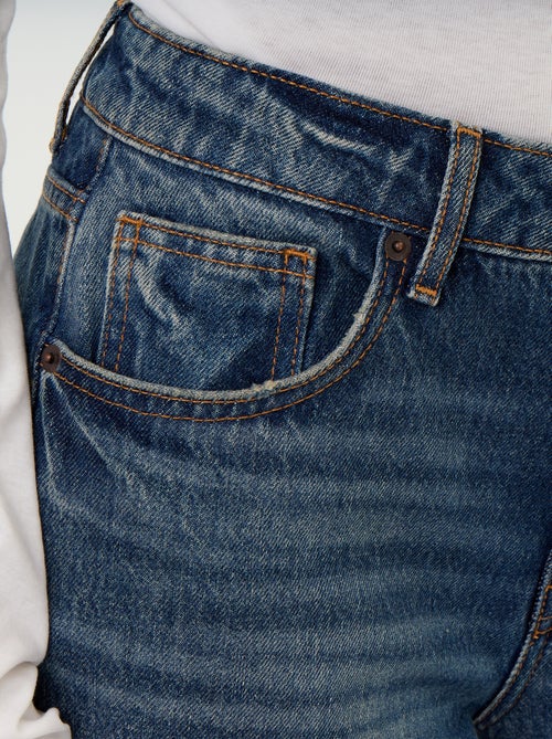 High-Waist Wide-Leg Jeans - Kiabi