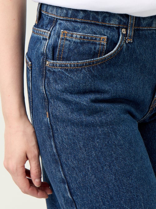 High-Waist Wide-Leg Jeans - Kiabi