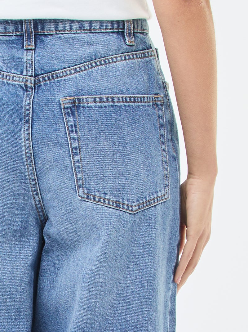 High-Waist Wide-Leg Jeans Doppelstein - Kiabi