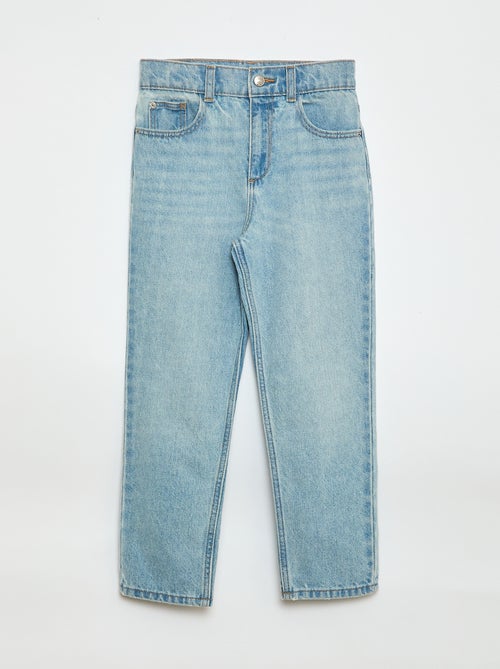 High-waisted denim pants - Kiabi