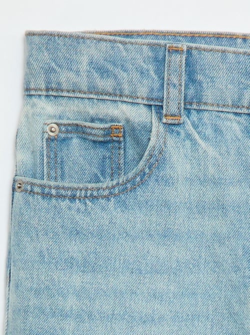 High-waisted denim pants - Kiabi
