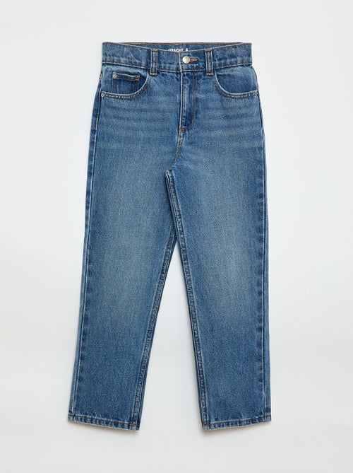 High-waisted denim pants - Kiabi