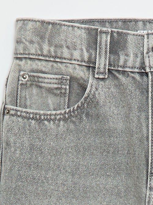 High-waisted denim pants - Kiabi