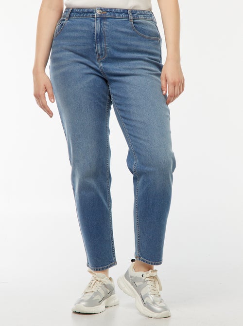 High-waisted mom jeans - L28 - Kiabi