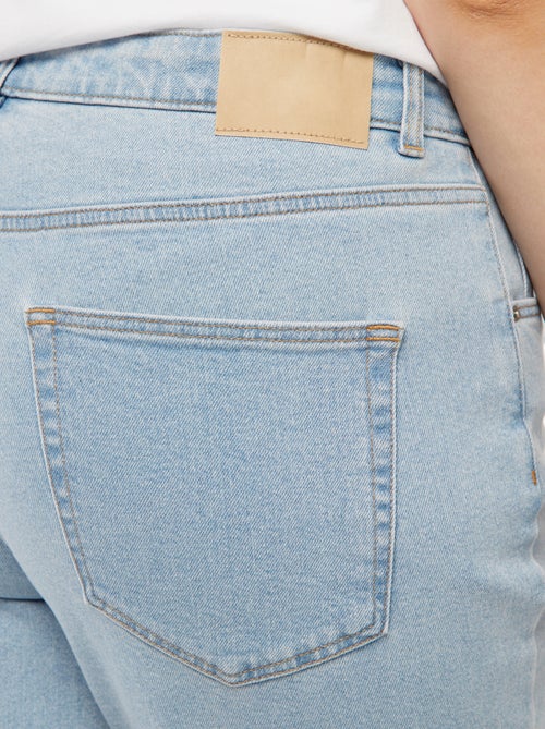 High-waisted mom jeans - L28 - Kiabi