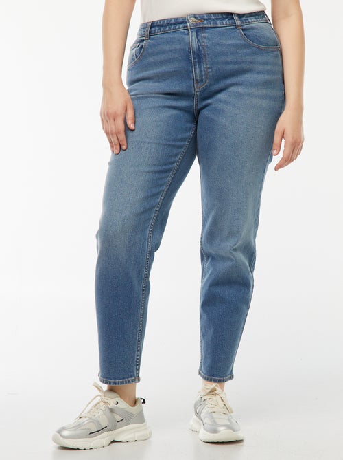 High-waisted Mom Jeans - L34 - Kiabi