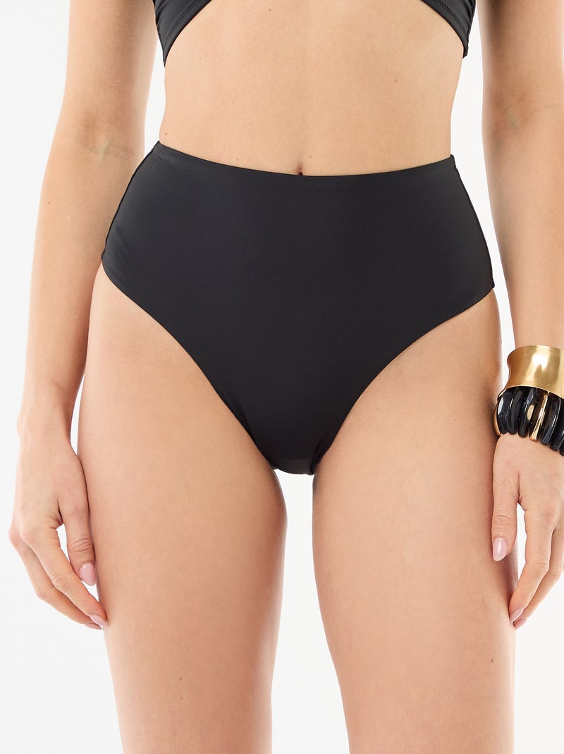 High-waisted shapewear bikini bottoms Black - Kiabi