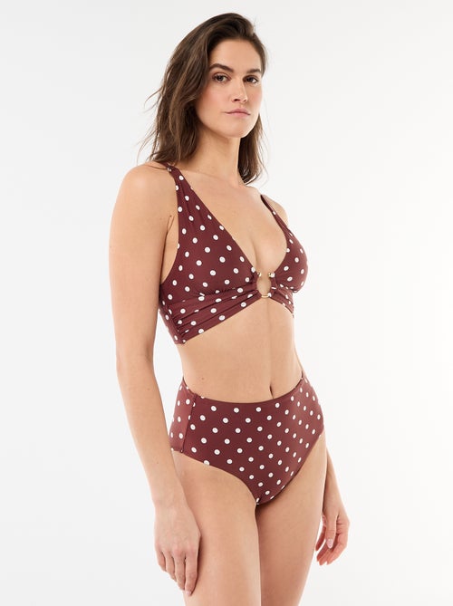 High-waisted shapewear bikini bottoms - Kiabi