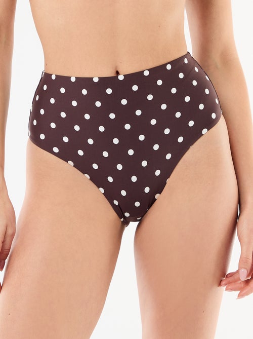 High-waisted shapewear bikini bottoms - Kiabi