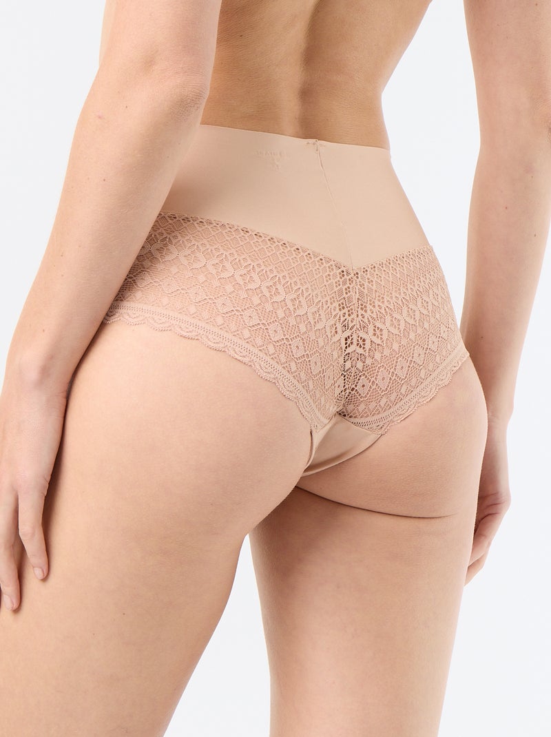 High-Waisted Shaping Briefs Pink - Kiabi