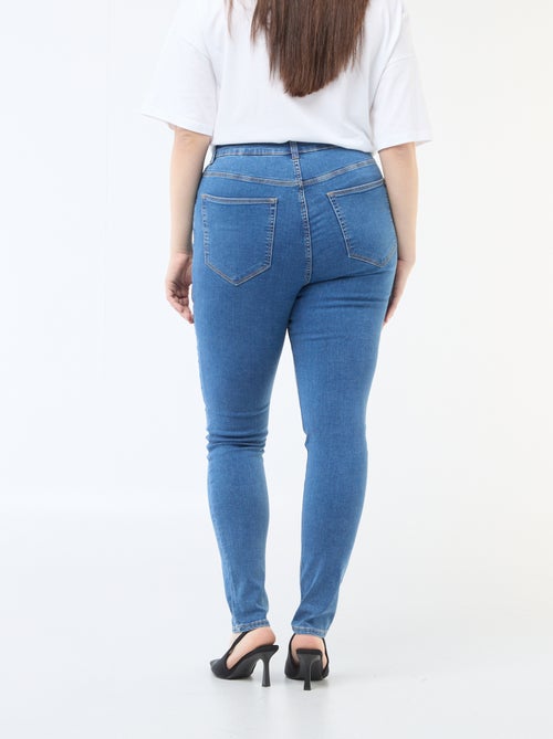 High-waisted skinny trousers - L30 - Kiabi